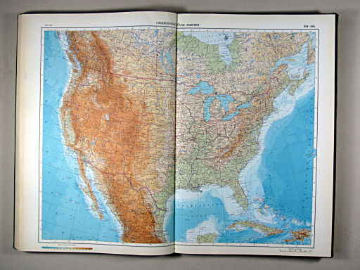 Атлас Мира / Atlas Mira (1967)
194-195. Соединённые Штаты Америки