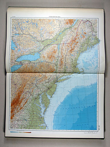 Атлас Мира / Atlas Mira (1967)
197-198. Северо-восток США