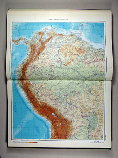 Атлас Мира / Atlas Mira (1967)
224-225. Южная Америка (северо-запад)