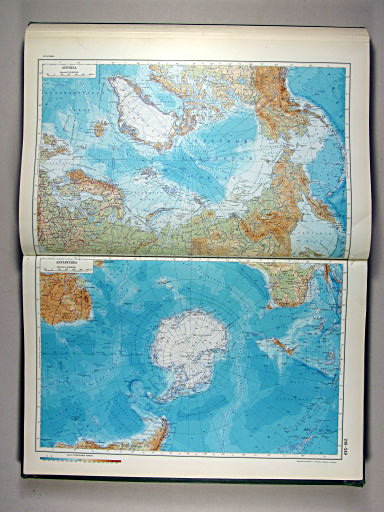 Атлас Мира / Atlas Mira (1967)
248-249. Арктика. Антарктика