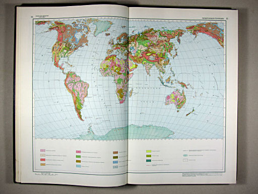 Физико-географический атлас мира (1964)
14-15. Четвертичные отложения