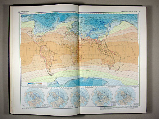 Физико-географический атлас мира (1964)
26-27. Температура воздуха. Январь