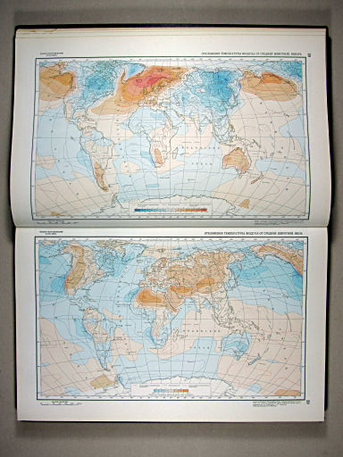 Физико-географический атлас мира (1964)
28. Отклонения температуры воздуха от средней широтной. Январь
29. Отклонения температуры воздуха от средней широтной. Июль