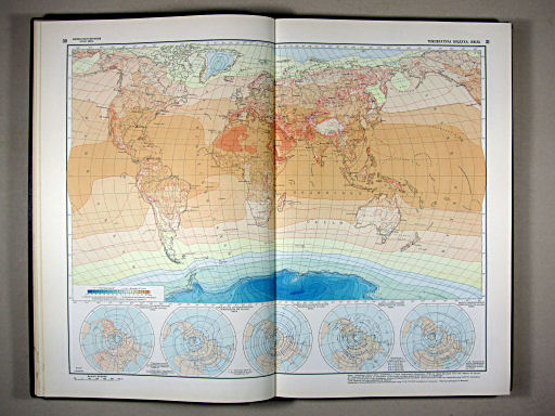 Физико-географический атлас мира (1964)
30-31. Температура воздуха. Июль