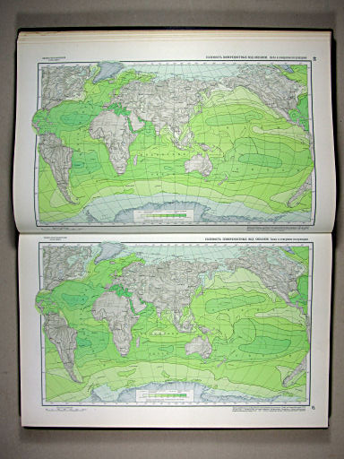 Физико-географический атлас мира (1964)
46. Соленость поверхностных вод океанов. Лето в северном полушарии
47. Соленость поверхностных вод океанов. Зима в северном полушарии