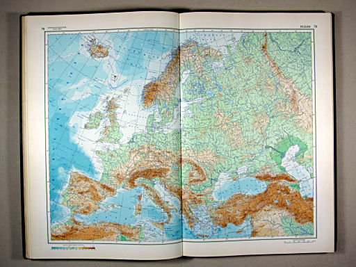 Физико-географический атлас мира (1964)
78-79. Рельеф