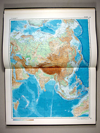 Физико-географический атлас мира (1964)
98-99. Рельеф