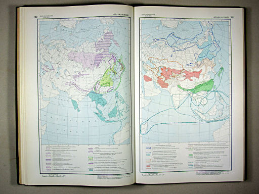 Физико-географический атлас мира (1964)
112, 113. Ареалы растений