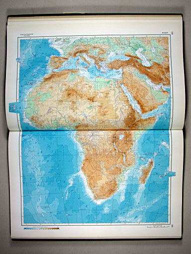 Физико-географический атлас мира (1964)
118-119. Рельеф