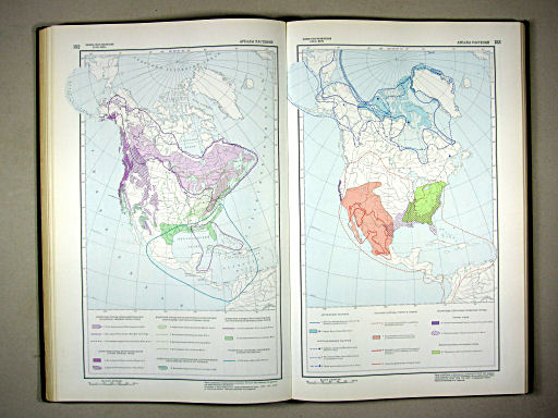 Физико-географический атлас мира (1964)
152, 153. Ареалы растений