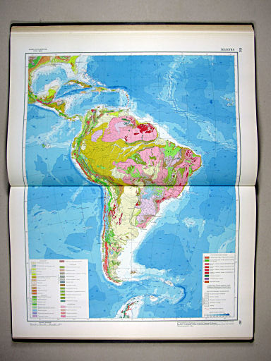 Физико-географический атлас мира (1964)
162-163. Геология