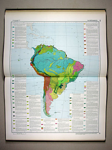 Физико-географический атлас мира (1964)
170-171. Растительность