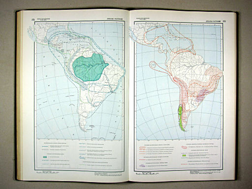 Физико-географический атлас мира (1964)
172, 173. Ареалы растений