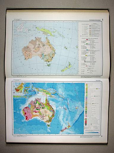 Физико-географический атлас мира (1964)
180. Полезные ископаемые
181. Геология