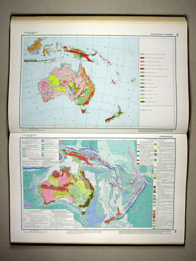 Физико-географический атлас мира (1964)
182. Четвертичные отложения
183. Геоморфология