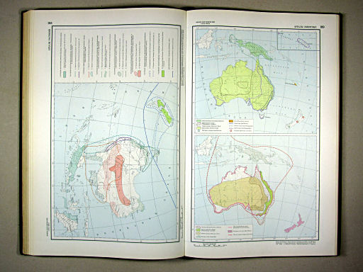 Физико-географический атлас мира (1964)
188. Ареалы растений
189. Ареалы животных