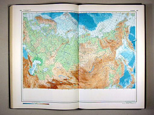 Физико-географический атлас мира (1964)
192-193. Рельеф