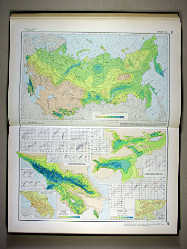 Физико-географический атлас мира (1964)
224-225. Речной сток