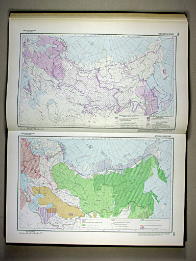 Физико-географический атлас мира (1964)
242. Ареалы растений
243. Ареалы животных