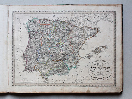 Spehr's geographischer Schul- und Hand-Atlas, 1834-1835
4. Charte von Spanien u. Portugal