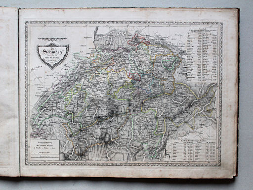 Spehr's geographischer Schul- und Hand-Atlas, 1834-1835
7. Die Schweiz