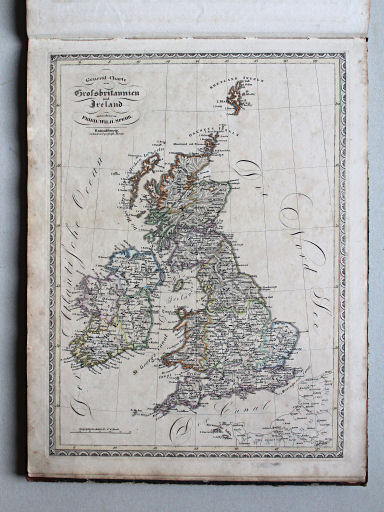 Spehr's geographischer Schul- und Hand-Atlas, 1834-1835
12. General-Charte von Grossbritannien und Ireland