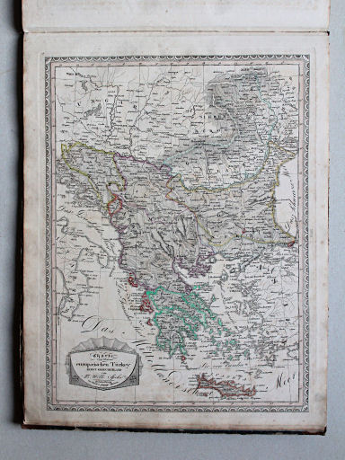 Spehr's geographischer Schul- und Hand-Atlas, 1834-1835
16. Charte von der europaeischen Türkey nebst Griechenland