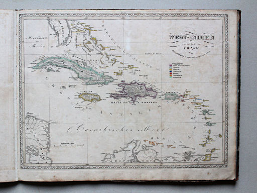 Spehr's geographischer Schul- und Hand-Atlas, 1834-1835
22. West-Indien