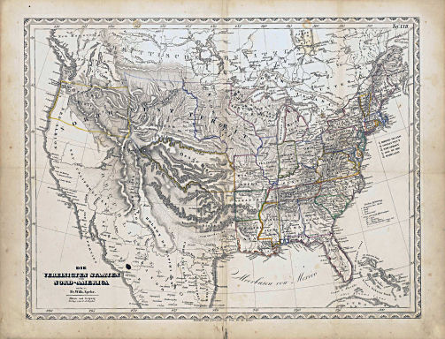 Spehr's geographischer Schul- und Hand-Atlas, 1846
22. Die Vereinigten Staaten von Nord-America
