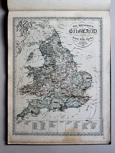 Spehr's geographischer Universal-Atlas, 1825
19. Das Koenigreich England