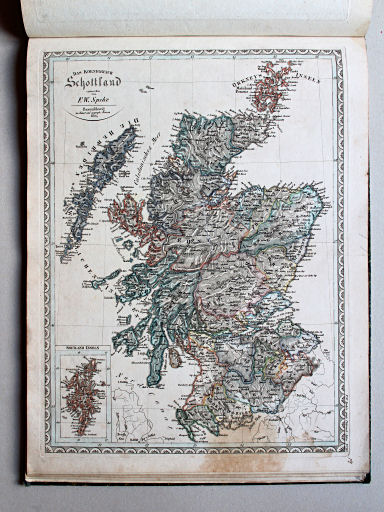 Spehr's geographischer Universal-Atlas, 1825
20. Das Koenigreich Schottland