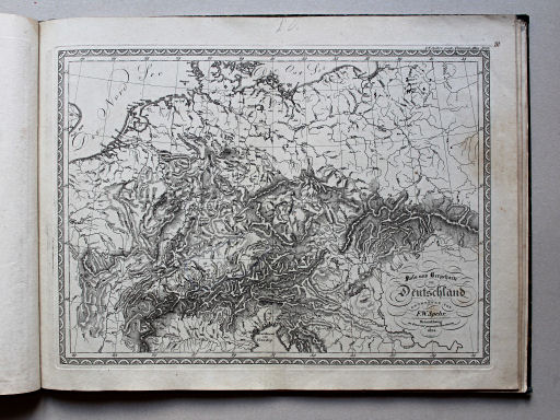 Spehr's geographischer Universal-Atlas, 1825
26. Fluss- und Bergcharte von Deutschland