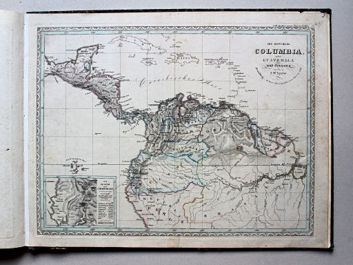 Spehr's geographischer Universal-Atlas, 1825
86. Die Republik Columbia, nebst Guatemala und Guyana