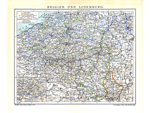 Brockhaus' Konversations-Lexikon, 14. Aufl.
Belgien und Luxemburg
België en Luxemburg / Belgium and Luxemburg