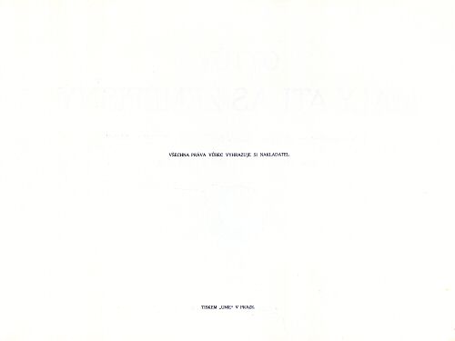 Ottův malý zeměpisný atlas, 1910
Titelpagina 2 (achterkant) / Title page 2 (verso)