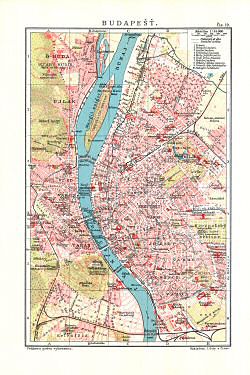 Ottův malý zeměpisný atlas, 1910
19. Budapešť
Budapest