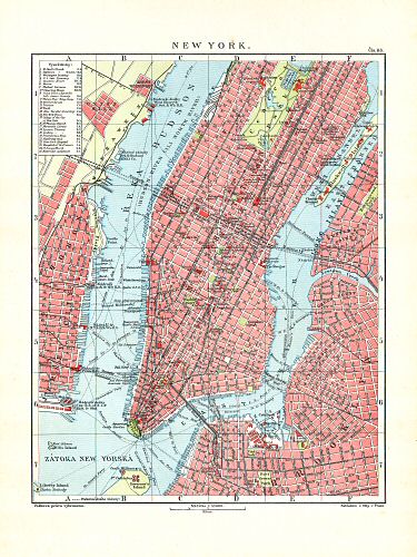Ottův malý zeměpisný atlas, 1910
88. New York
New York