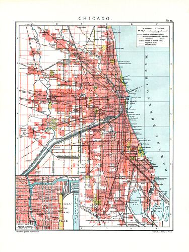 Ottův malý zeměpisný atlas, 1910
89. Chicago
Chicago