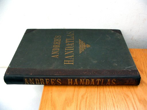 Andree's Handatlas 1881
Prachtband / Decorative binding