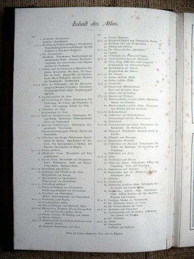 Andree's Handatlas 1881
Inhoud / Contents