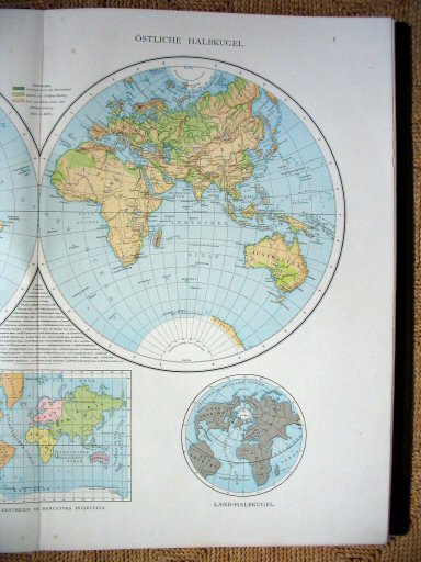 Andree's Handatlas 1881
2.3. Westliche und Östliche Halbkugel.