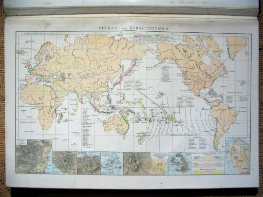 Andree's Handatlas 1881
5. Vulkane und Koralleninseln.