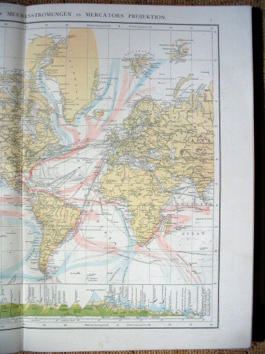 Andree's Handatlas 1881
6.7. Karte des Weltverkehrs und der Meeresströmungen.