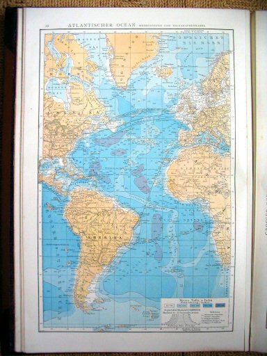 Andree's Handatlas 1881
16. Atlantischer Ocean.