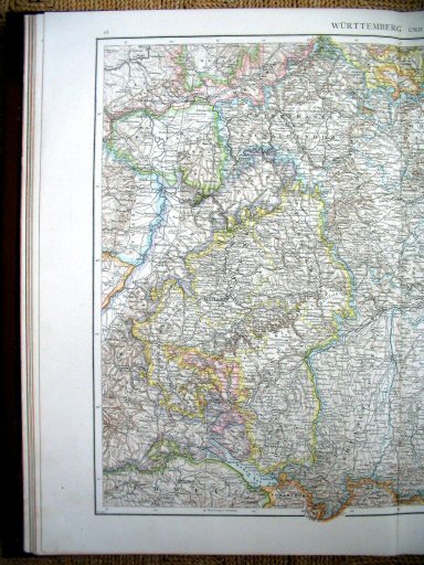 Andree's Handatlas 1881
26.27. Württemberg und Bayern.