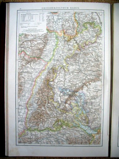 Andree's Handatlas 1881
28. Grossherzogthum Baden.