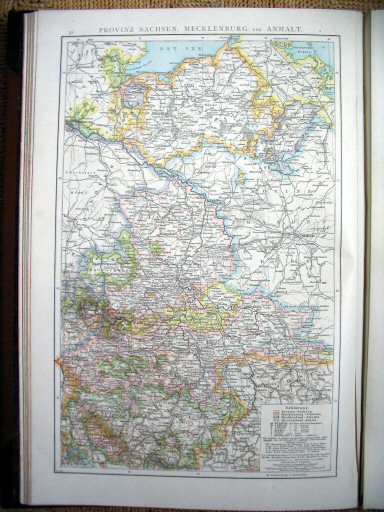 Andree's Handatlas 1881
32. Provinz Sachsen, Mecklenburg und Anhalt.