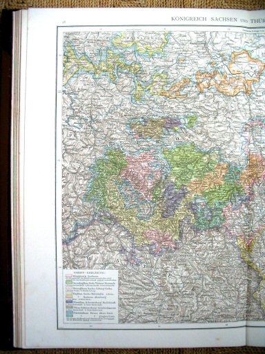 Andree's Handatlas 1881
38.39. Königreich Sachsen und Thüringische Staaten.