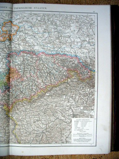 Andree's Handatlas 1881
38.39. Königreich Sachsen und Thüringische Staaten.