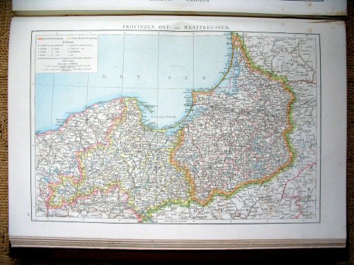 Andree's Handatlas 1881
40. Provinzen Ost- und Westpreussen.